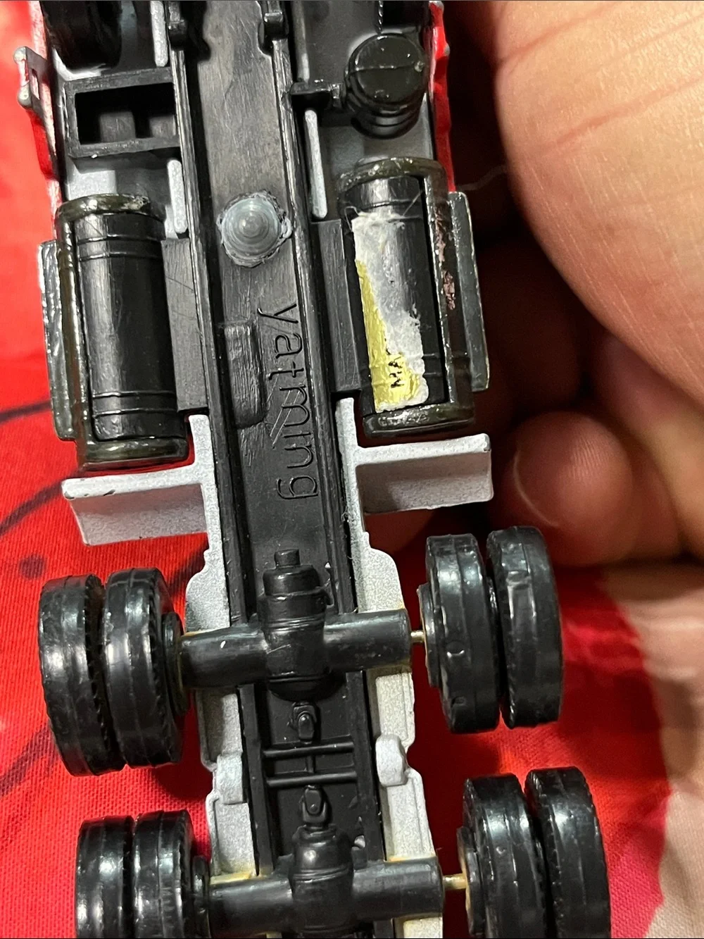 Red Die-Cast Semi Truck Toy - Kids Tractor Unit